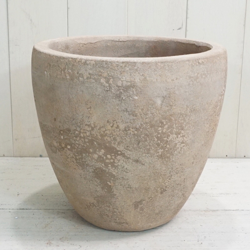 植木鉢 おしゃれ テラコッタ ルーガアンティコエッグM 30cm 10号 穴あり 素焼き プランター 観葉植物向け