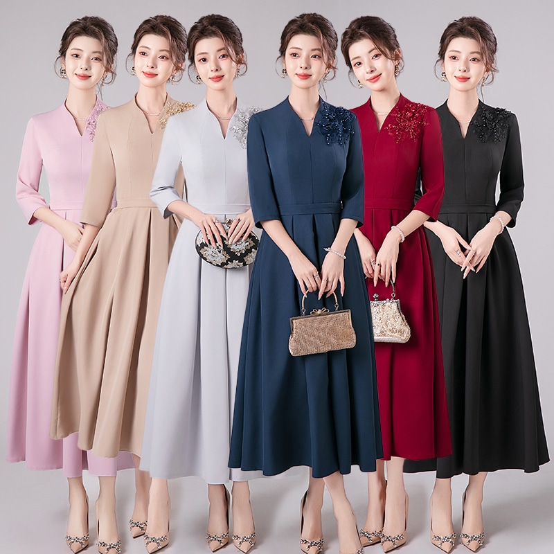 ドレス 2025 パーティー ウェディング フォーマル イブニングドレス ワンピース ロングドレス シンプル 優雅 エレガント 痩せる 韓国風 結婚式 前撮り 演奏会 発表会 卒業式 成人式 花嫁