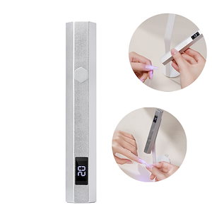 新型ネイルライト ペン型 LEDライト ジェルネイル ミニ硬化ライト用 全ジェル対応 二段階タイマー コンパクト 収納簡単 持ち運び便利