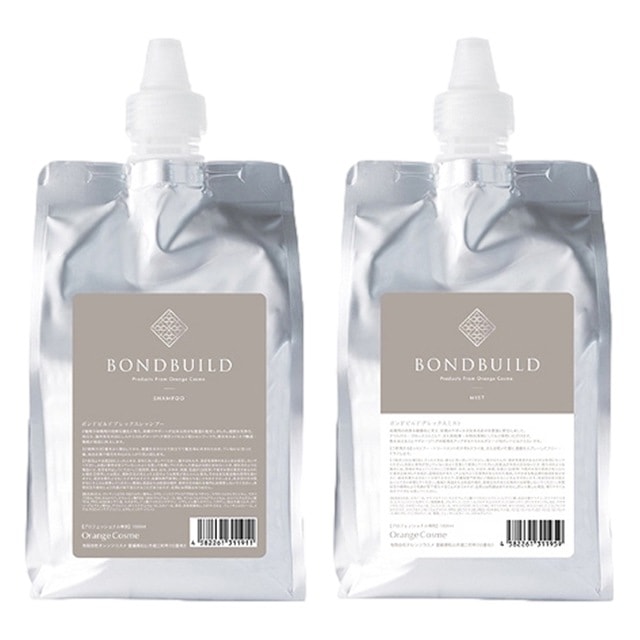 [国内正規品]オレンジコスメ ボンドビルド プレックスシャンプー ＋ ミスト リフィル 1000mlx2 Orange Cosme シャンプー
