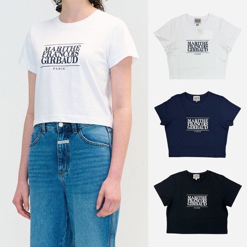 W CLASSIC LOGO CROP TEE Tシャツ・カットソー・ラウンドネック 5,310円