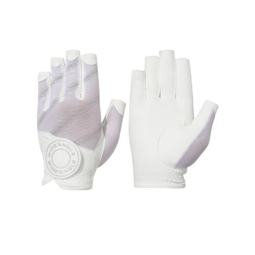 [ワイドアングル] 女性用COメッシュフィンガーレスツーハンドグローブ_WWM24V01W2