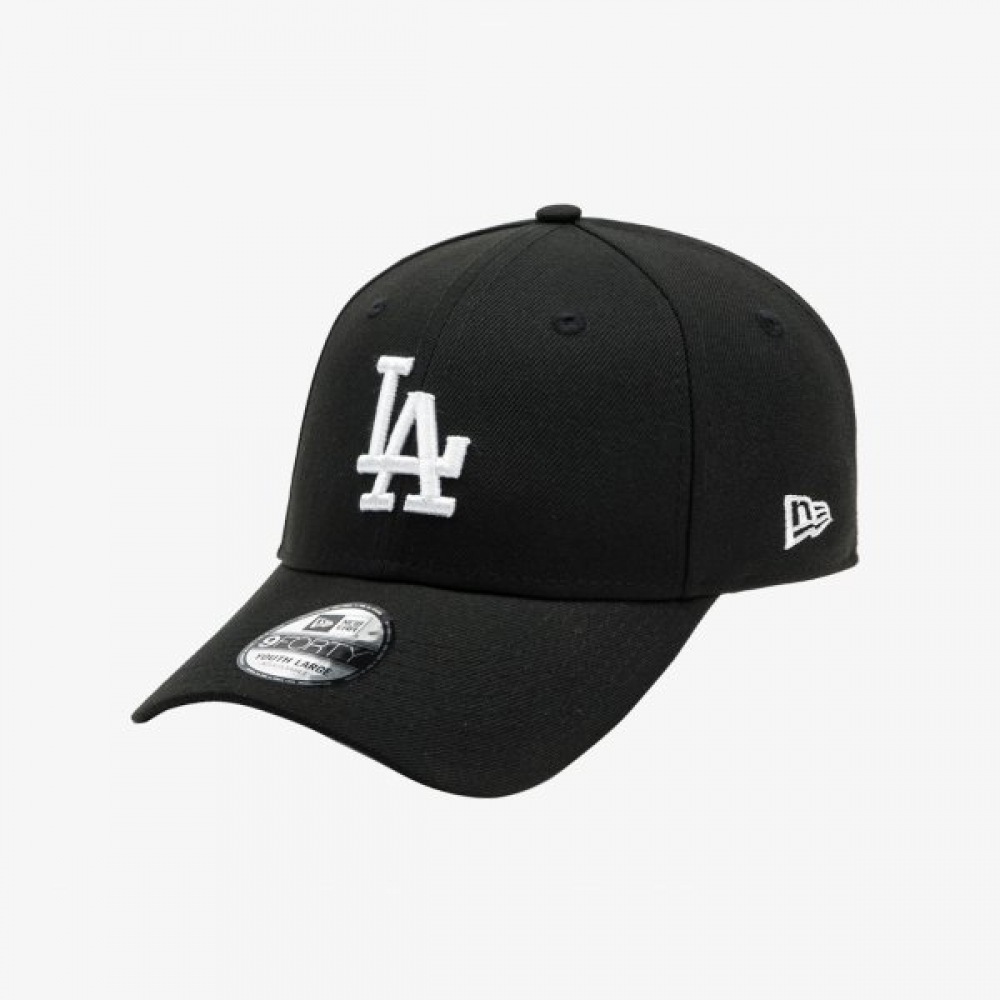 MLB キッズ LA ドジャース ホワイトオンブラック ボールキャップ ブラック 14666537
