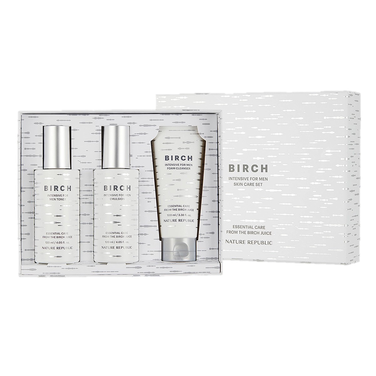 バーチ インテンシブフォーメン スキンケアセット エマルジョン トナー フォーム クレンザー