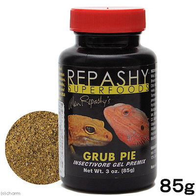 他サイト： レパシー　スーパーフード　ＧＲＵＢ　ＰＩＥ　グラブパイ　３ｏｚ　８５ｇ　ヒョウモントカゲモドキ　レオパ　エサ　フード　ＣＲＣ17―20―30―20―00の商品画像