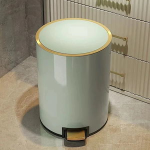 ゴミ箱 ステンレス鋼 ふた付き 大容量 3 色 上質 シンプル 家庭用 トイレ リビング