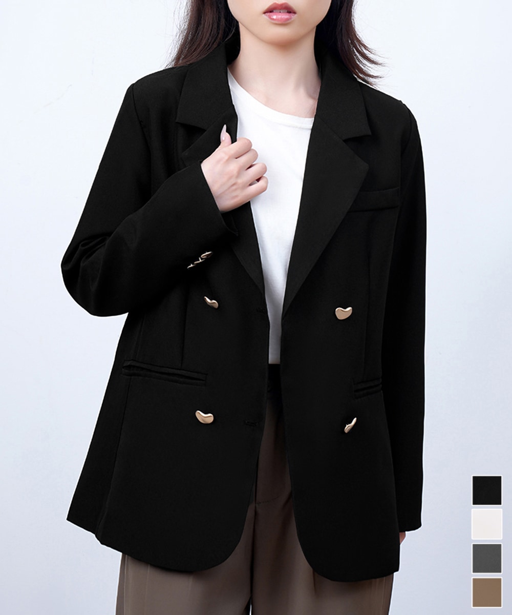 国内即納 テーラードジャケットレディース アウター 2HYJ-002