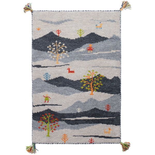 270075719 贅沢なリラックス空間を味わえる GABBEH A6 GY 4575 メーカー直送