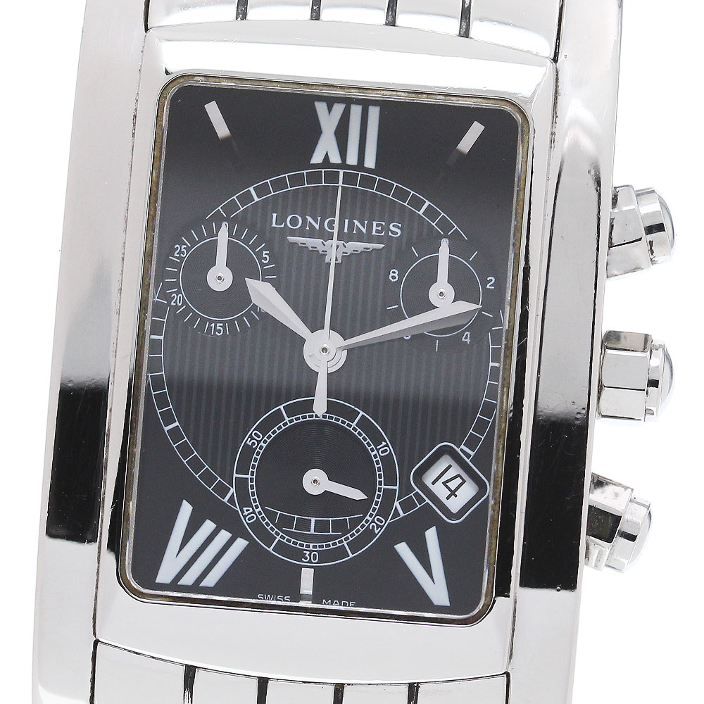 ロンジン LONGINES L5.656.4 ドルチェヴィータ クロノグラフ クォーツ メンズ _860256【中古】