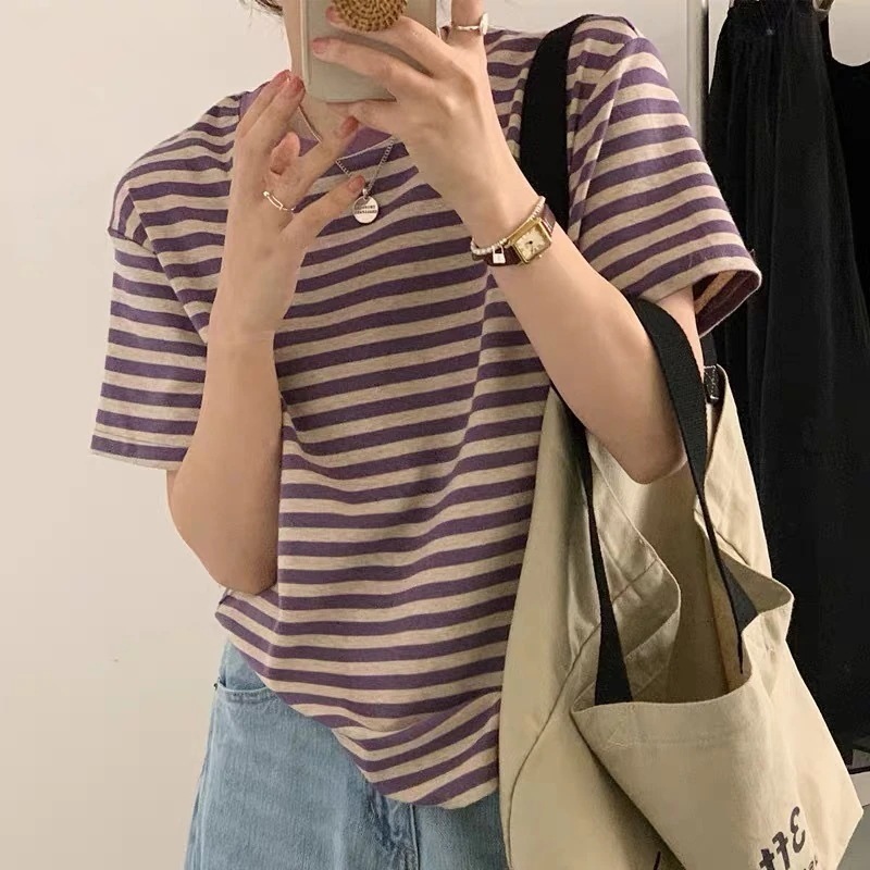 韓国ファッション かわいい tシャツ レディース カジュアル tシャツ