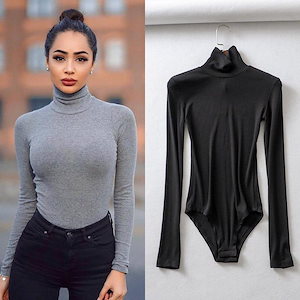 新シリーズインナー レディース ボディースーツ 長袖 セクシー 肌着 トップス オールインワン 着痩せ ボディトップス ック 女性用 通勤 通学
