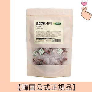 自然地人 オミジャ茶 三角ティーバッグ 1g 50個入り 1個/韓国茶 /伝統茶/フルーツティー /健康茶