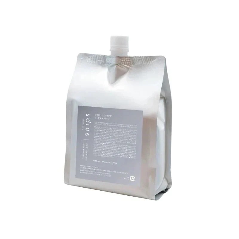 [国内正規品] ソイス H+シャンプー 1000ml（リフィル） SOIUS 水素 泡 髪 心 リセット 夜 マイナス美容習慣 ミネラル 素還元水 精製水 約1 0 0 倍 浸透力 油脂 高濃度