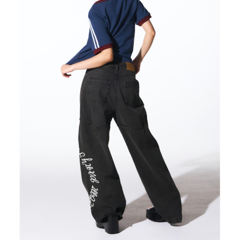 PRENDA HIGH COVER DENIM PANTS BLACK PRTFSUDP11WC6