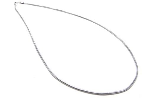 蛇腹ネックレスチェーン 太さ2mm シルバー925 本物の銀 46cm 62cm おそろい 彼氏 彼女 細め スリム 男性 女性 プレゼント 誕生日 記念日 クリスマス sn-00-0037-xx
