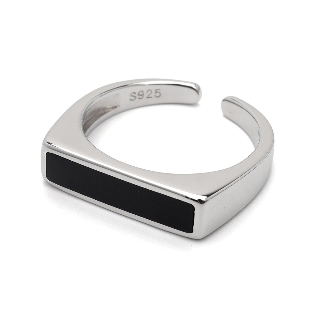 S925 印台リング 細身 [cr575]