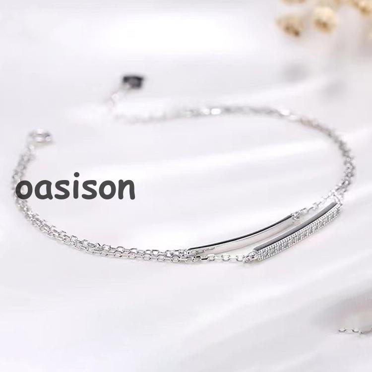 即納ブレスレット レディース 2連ブレス バー チェーン 上品 ゴールド プラチナコーティング 母日ギフト 彼女 妻 娘 女性 20代30代40代50代