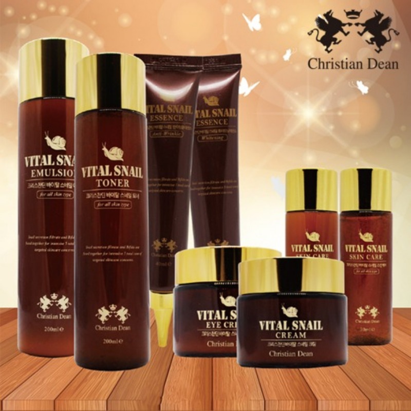 バイタルスネイル 6点セット（スキンケア）/ スネイルケアセット / 韓国スキンケアセット / 保湿美.白セット エイジングケアセット / 敏感肌用スキンケア / ブライトニング / リンクルケア