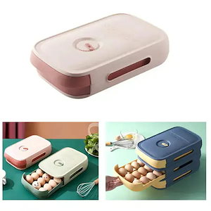 卵ケース 玉子収納ケース 卵パック卵ボックス 卵保護ケース 冷蔵庫収納 卵容器 キッチン収納 卵入れ835
