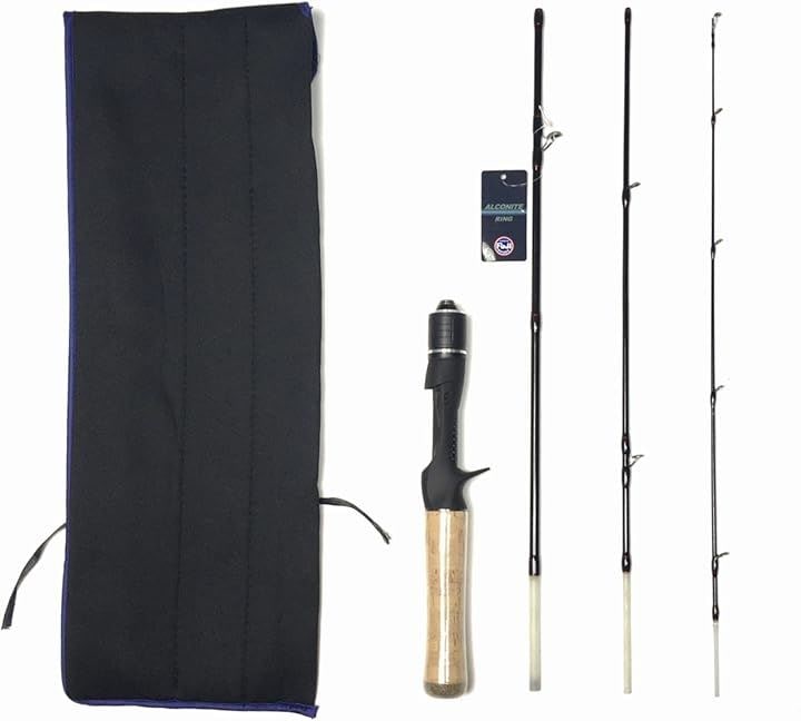 Fujiガイド 4.6フィート ベイトパックロッド 4ピース UL 渓流ベイト ベイトフィネスロッド 岩魚(Fuji製ガイド4.6ftベイトパックロッド4ピース(UL), 1，4m)