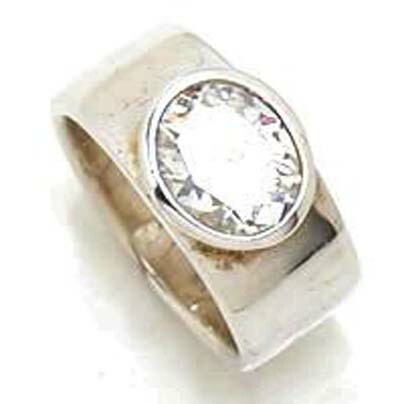 アールジュエル シルバーリング（クリア）指輪 23号 透明 シルバー925 本物 銀 刻印あり 男性 女性 プレゼント 親指 人差し指 中指 小指 ギフト 誕生日 記念日 sr00000409-xx