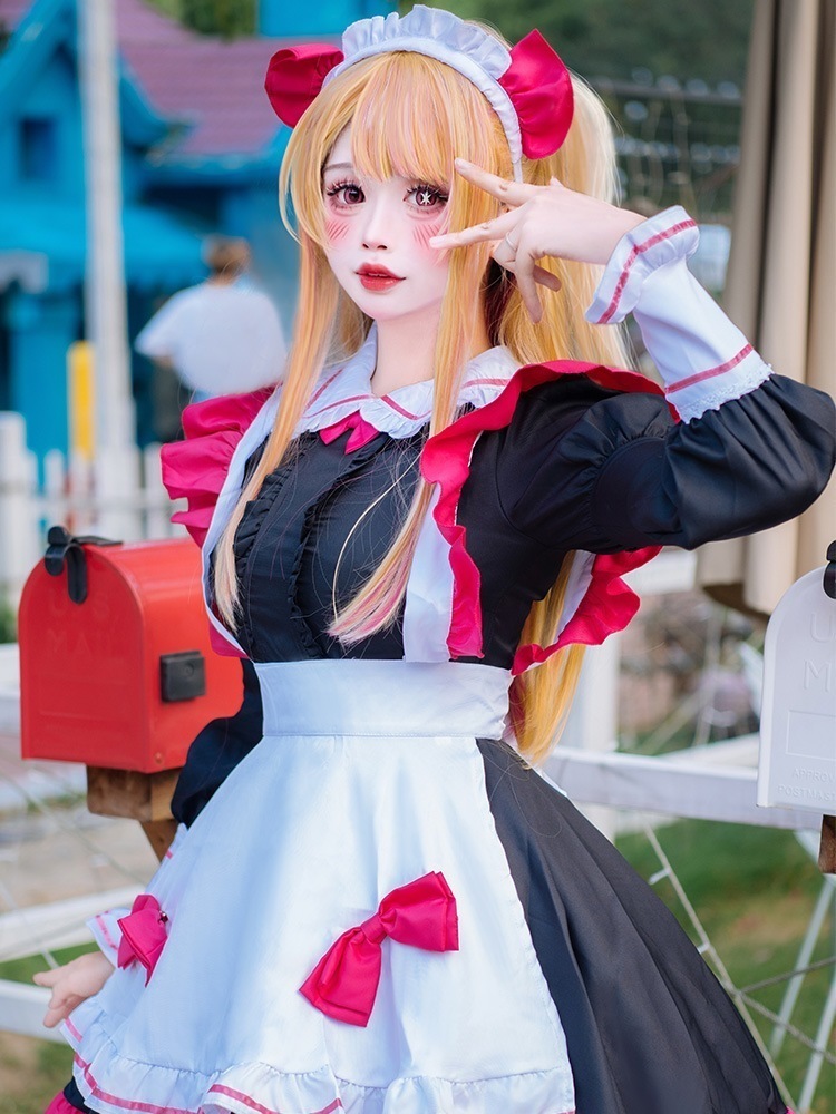 コスプレ 私の推しの子星乃ルビー有馬佳苗美人メイド服