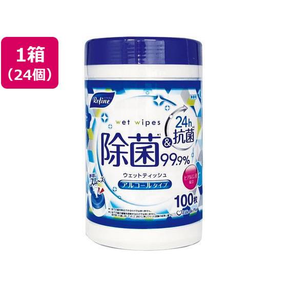 RFアルコール除菌ウェットボトル 100枚×24個 Ｌｉｆｅ－ｄｏ．Ｐｌｕｓ
