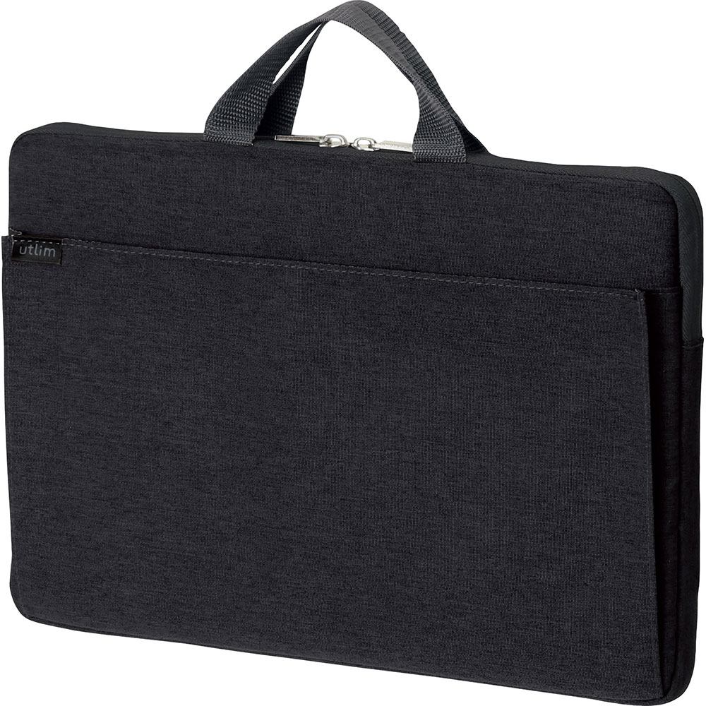 （まとめ買い）ユートリム ノートPC軽量ケース 極厚クッション付 13.3インチ ブラック UT-5525-D [x3]