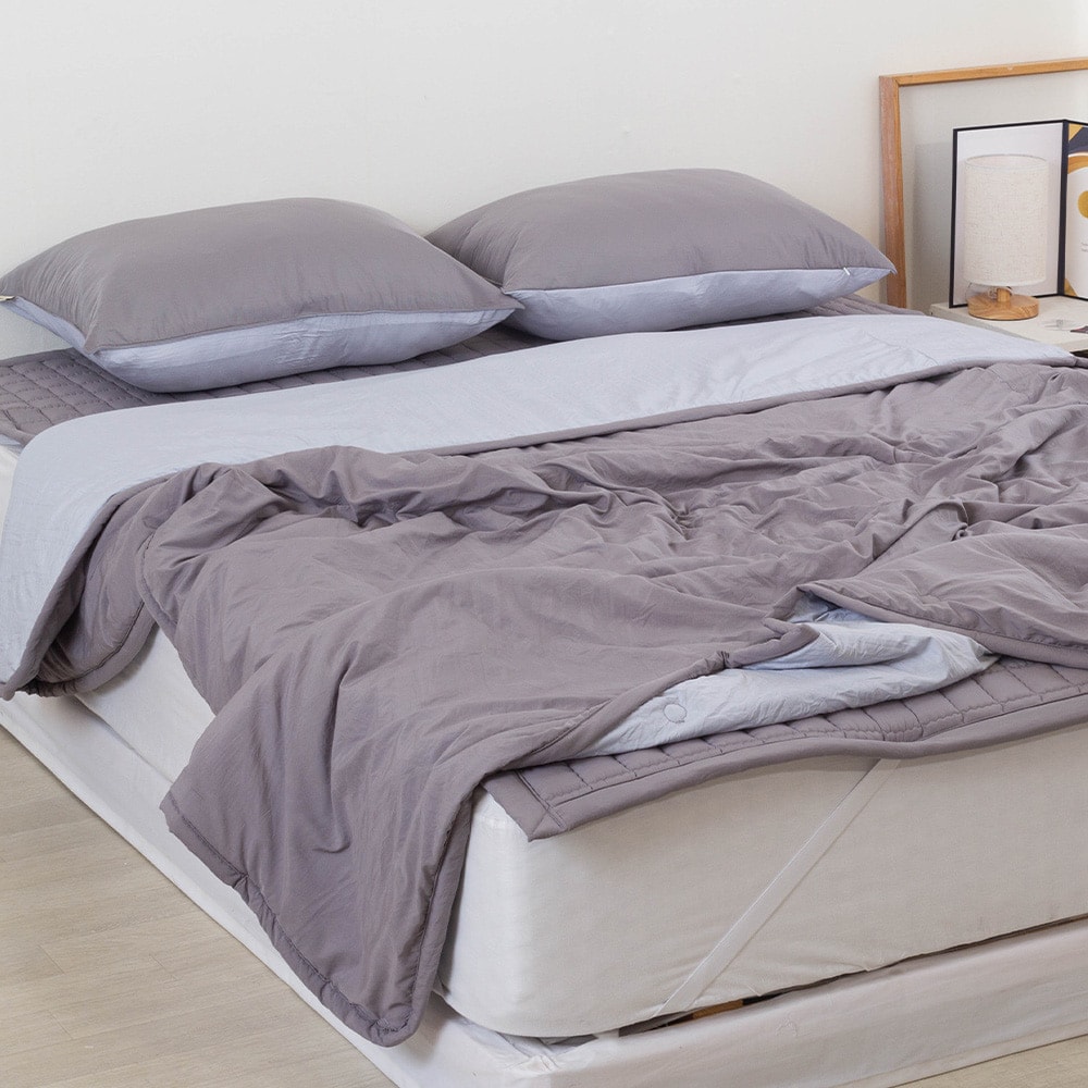 まとめ）タオルケット 140x190cmベージュ 1枚[x2セット]