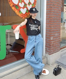 【HELLO SUNRISE】 90s Logo Tee /追跡付 Hi Spirits T-Shirt - Herb | Quiksilver