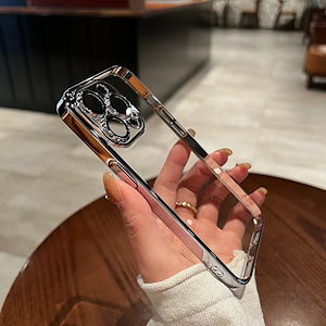 iPhone17 iPhone16 pro max ケース 電気めっき スマホケース iPhone14ケース 13 12 11 レンズフィルム 透明 保護ケース