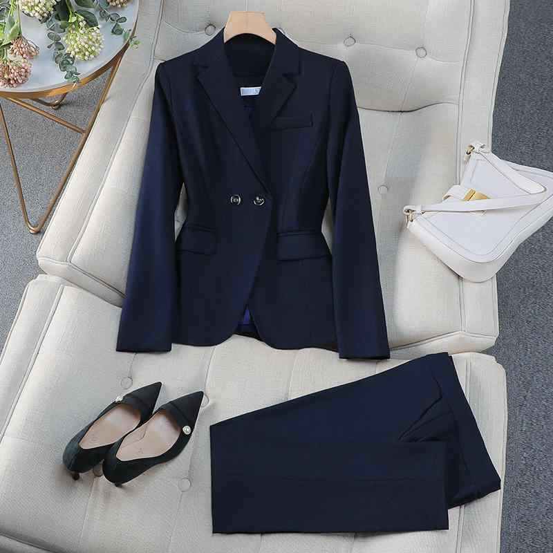 レディース 長袖 カジュアル スーツ ジャケット 春秋 フォーマル ビジネス スリムフィット ワーク パンツ セット 上着 通勤