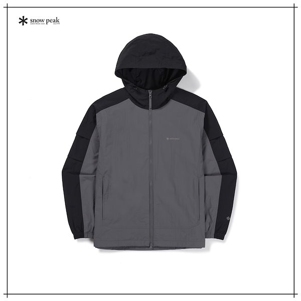 【SNOWPEAK APPAREL】 Windstopper Colorblock Jacket (S26FMPJK10) Black 正規品