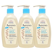 納得選択｜ベビー デイリーモイスチャ ウォッシュ＆シャンプー 354ml×3本 セット 全身用 ベビーソープ デイリーケア 大容量 バスケア｜お風呂用品