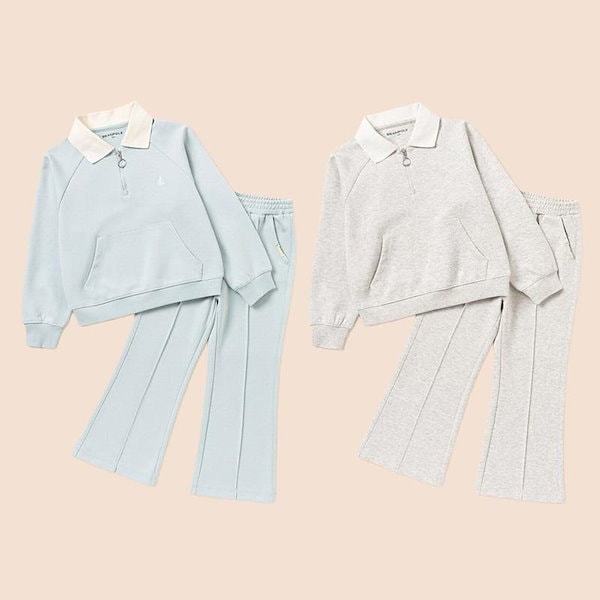[BEANPOLE KIDS] 26FW ガールズ クォータージップ 上下セット 2種択1