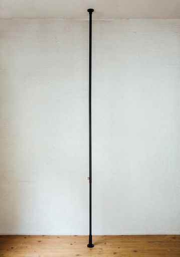 DRAW A LINE(ドローアライン) 003 TENSION ROD C BLACKテンションロッドC ブラック 縦専用 取付高さ200-275CM 耐荷重10KG D-C-BK