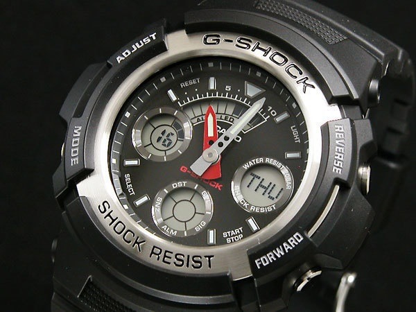カシオ CASIO Gショック G-SHOCK アナデジ 腕時計 AW590-1A
