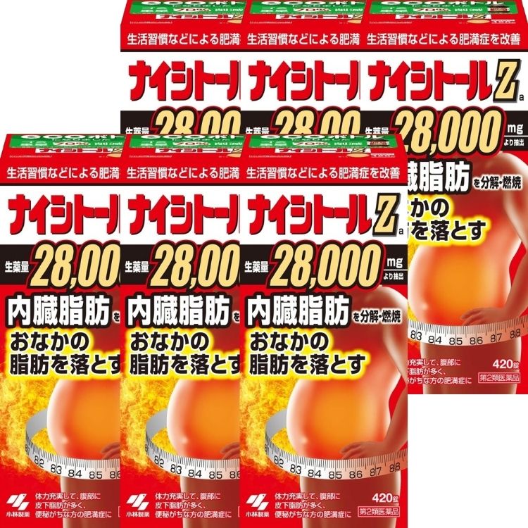 第2類医薬品 6個セット 小林製薬 ナイシトールZa 420錠 肥満症改善
