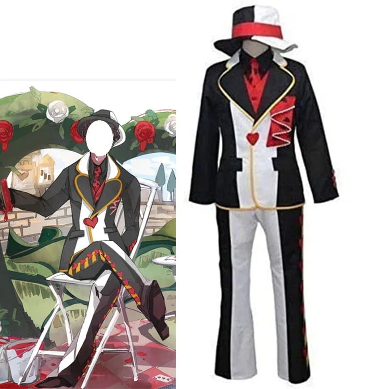 即納 在庫あり ジャックハート 帽子付き 衣装 ハートの女王の手下 不思議の国のアリス ハロウィン コスプレ 大人 クリスマス コスプレ衣装