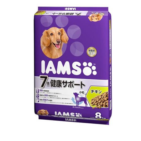 (IAMS) ドッグフード 7歳以上用 健康サポート チキン 小粒 8kg