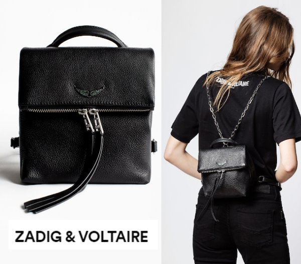 zadig&voltaire ザディグエヴォルテール　バックパック　リュック Qoo10] ザディグエヴォルテール Zadig Voltaire ザディグヴ
