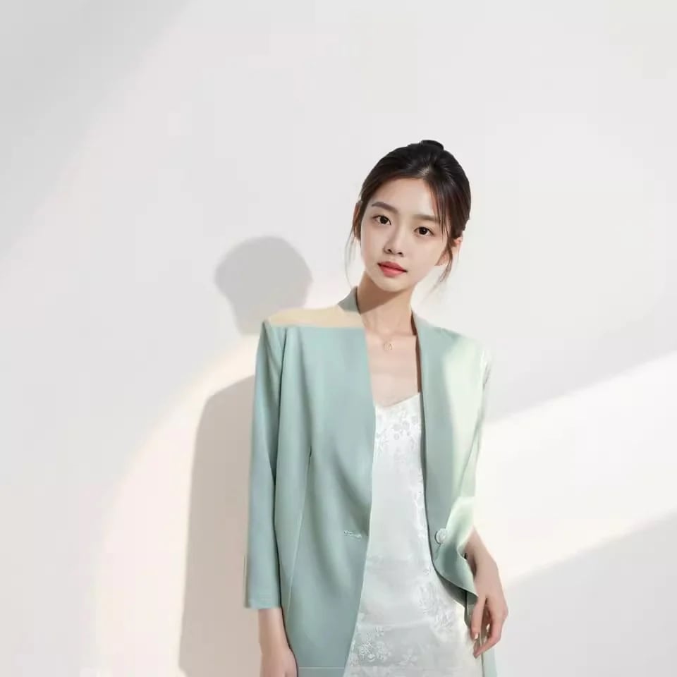 ホワイト スーツ ジャケット 女性 カジュアル ゆったり 薄手部分 ブラック サテン スリムフィット スモールスーツ