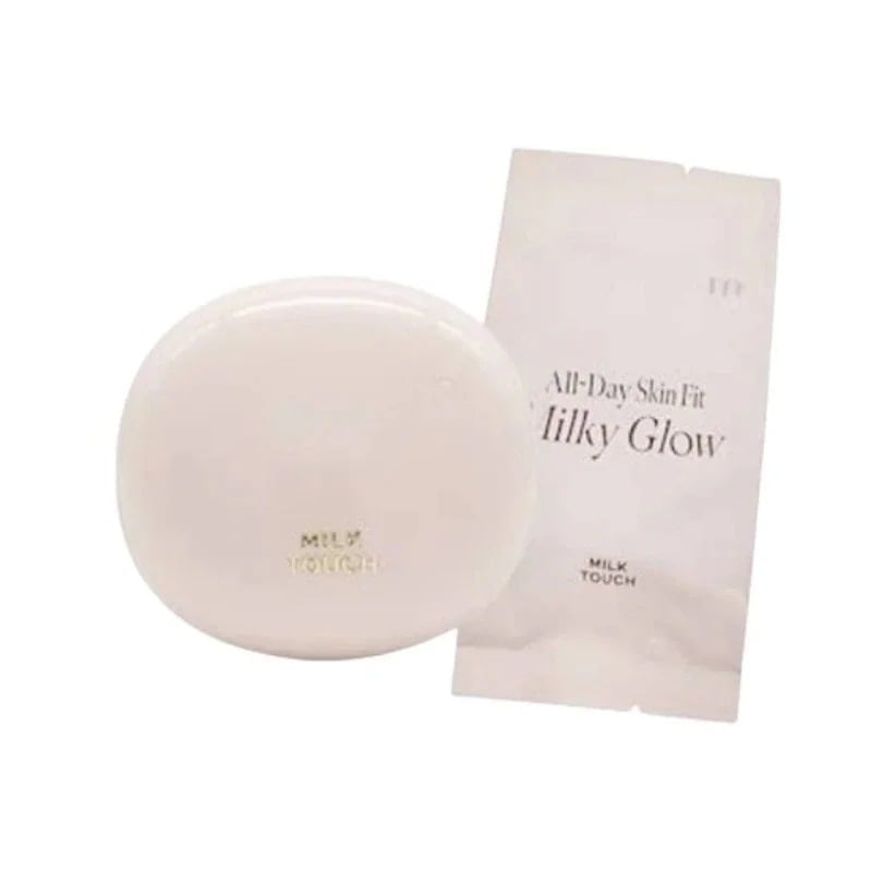 オールデイスキンフィットミルキーグロウクッション, 本品+レフィル, 3種