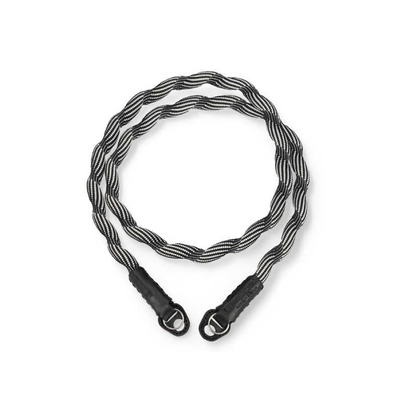 アルティザン＆アーティスト　スパイラルコードストラップ スタンダード(ネックストラップタイプ) ARTISAN＆ARTIST＊ ブラック×ホワイト　ACAM707BKWT