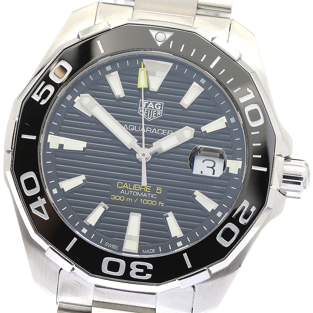 タグホイヤー TAG HEUER WAY201A アクアレーサー キャリバー5 デイト 自動巻き メンズ _896077【中古】