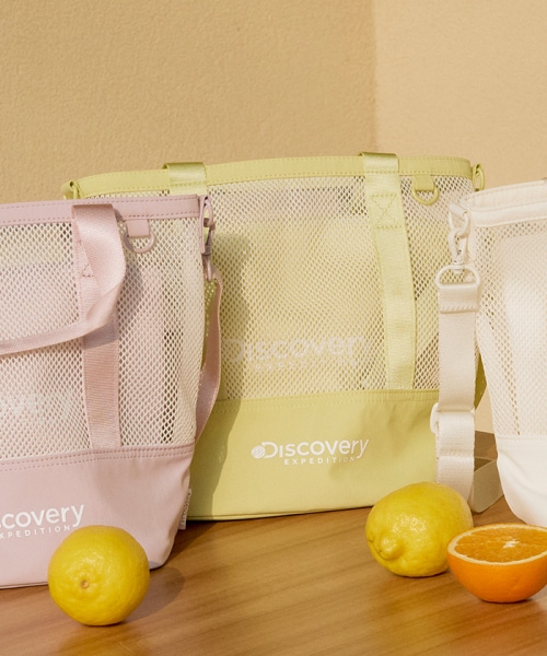 Discovery EXPEDITION Mesh mini tote cross bag YELLOW2 DX 21