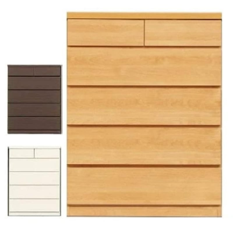 アルファタカバ 薄型チェスト 幅75 5段 奥行き30 タンス スリム 省スペース 木製 日本製