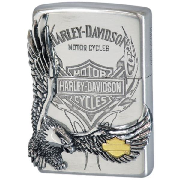 即納　ZIPPO ジッポー ライター 200 ハーレーダビッドソン 日本限定 シルバー HDP-16