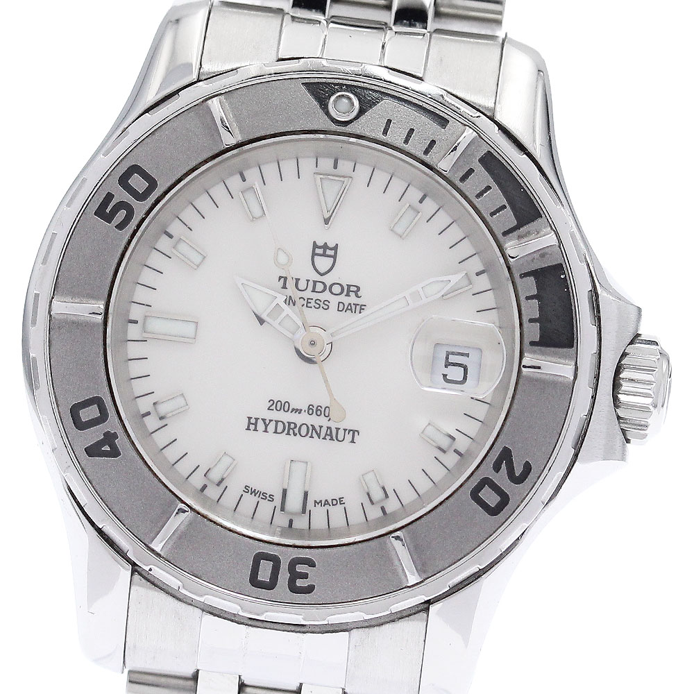 チュードル TUDOR 99090 プリンセス デイト ハイドロノート 自動巻き レディース 保証書付き_948013【中古】