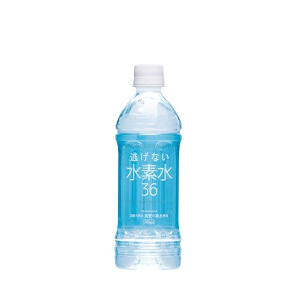 奥長良川名水 逃げない水素水36 ブルー 500ml×24本入【12ケース】 特許取得 国産 天然軟水 水 ミネラルウォーター モンドセレクション 保存水 備蓄水